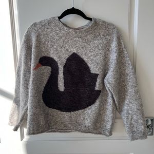 Black swan Folk by Handel from Basel sweater